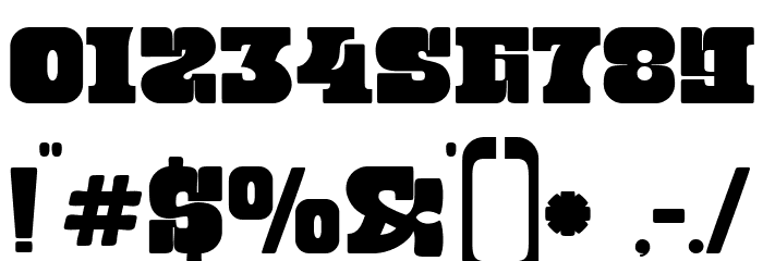 Black Street Bold Regular Font OTHER CHARS