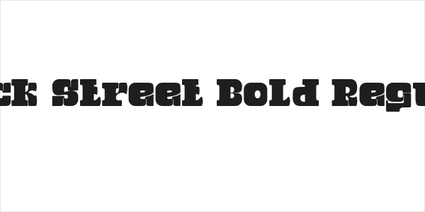 Black Street Bold Regular Logo