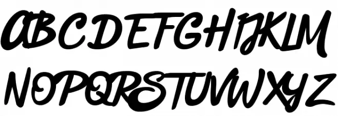 Black Street Font Litere mari