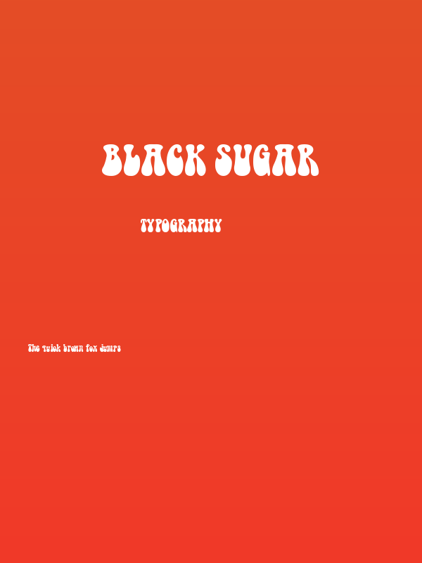 Black Sugar Poster