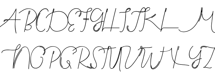 Black Suit Demo Inline Font OTHER CHARS