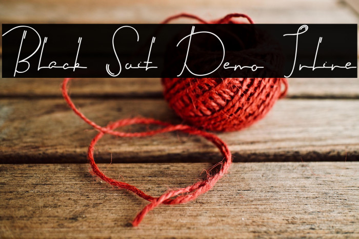 Black Suit Demo Inline Example 2