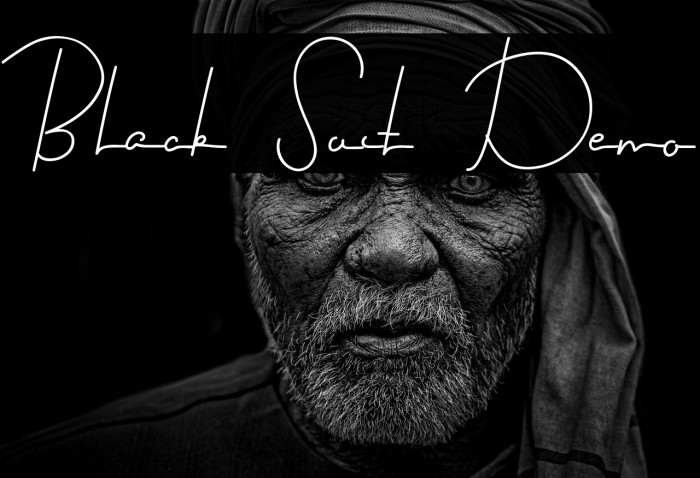 Black Suit Demo Example 1