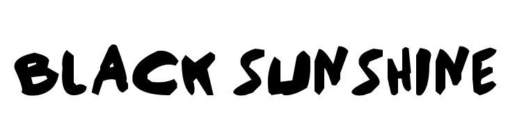 Black Sunshine  Descarca Fonturi Gratis