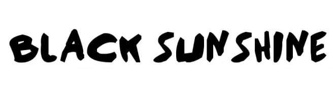 Black Sunshine  नि: शुल्क फ़ॉन्ट्स डाउनलोड