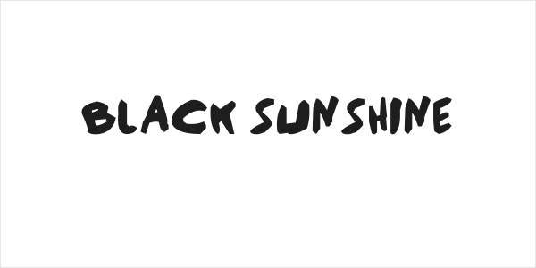Black Sunshine Logo