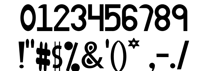 Black Swan Font OTHER CHARS