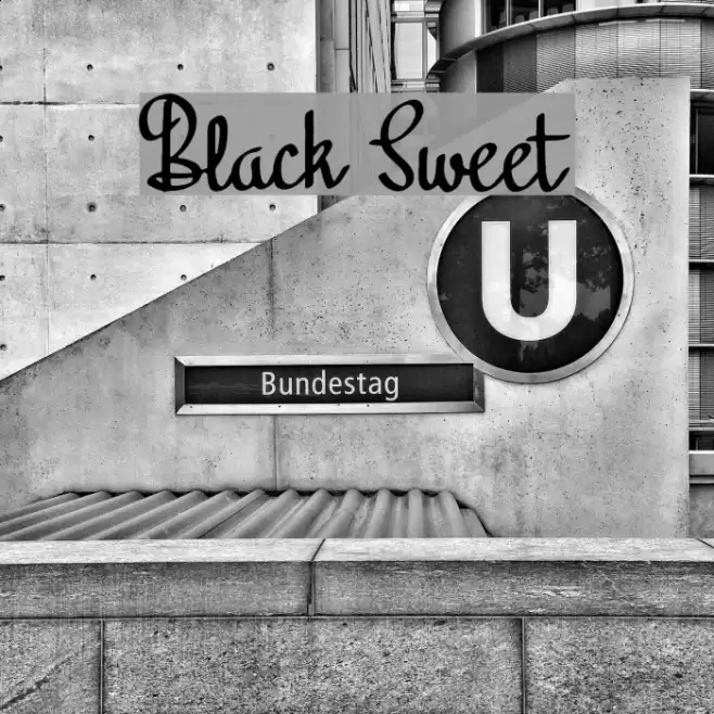 Black Sweet Font examples