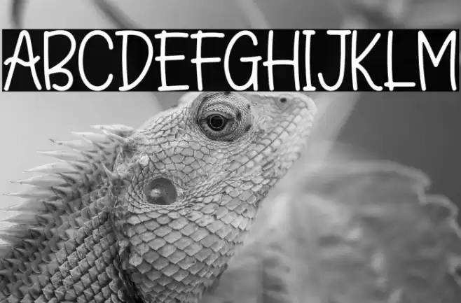 Black Tea Font examples