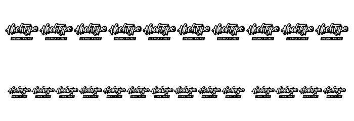 Black Team Demo Font OTHER CHARS