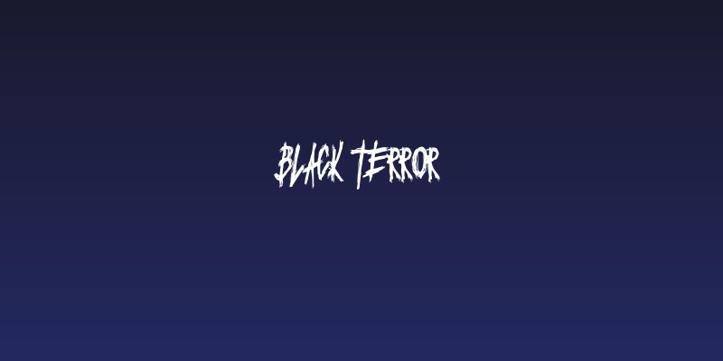 Black Terror Social Header