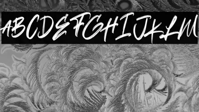 Black Theory Regular Font examples