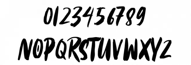 Black Torch Font OTHER CHARS