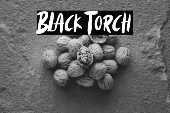 Black Torch Font examples