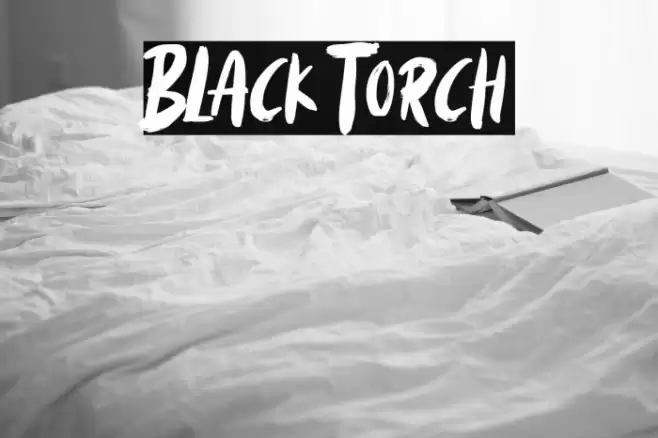 Black Torch Font examples