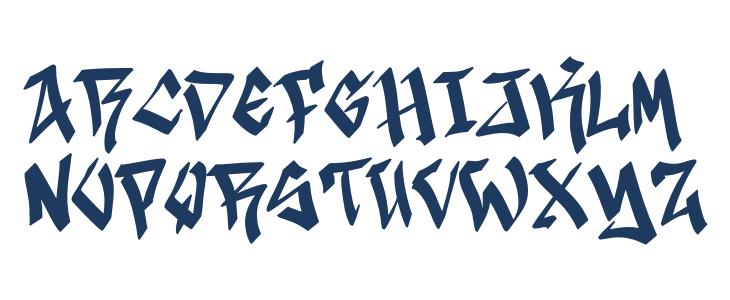 Black Town Demo Uppercase