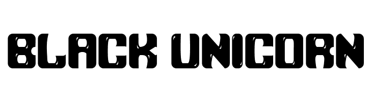 Black Unicorn  नि: शुल्क फ़ॉन्ट्स डाउनलोड