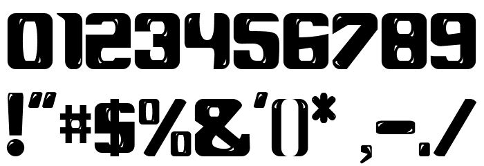 Black Unicorn Font OTHER CHARS