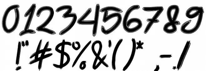 Black Venom Font OTHER CHARS