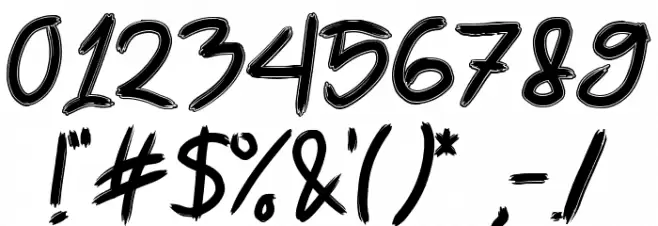 Black Venom Font OTHER CHARS