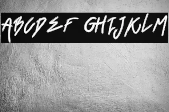 Black Venom Font examples