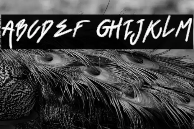 Black Venom Font examples