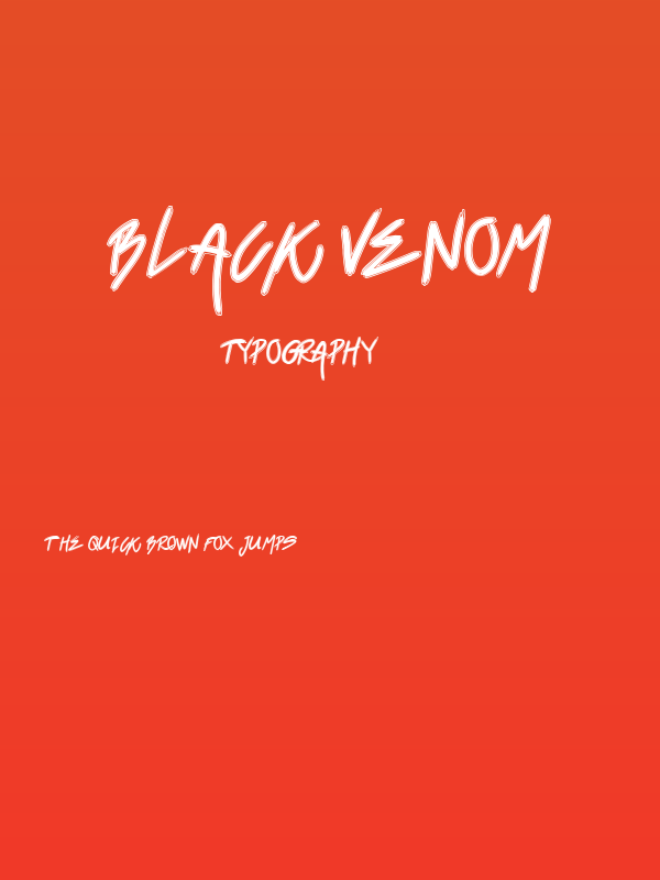 Black Venom Poster