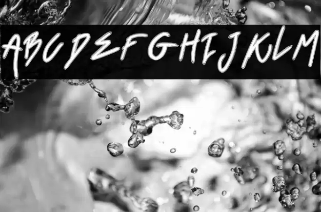 Black Venom Font examples