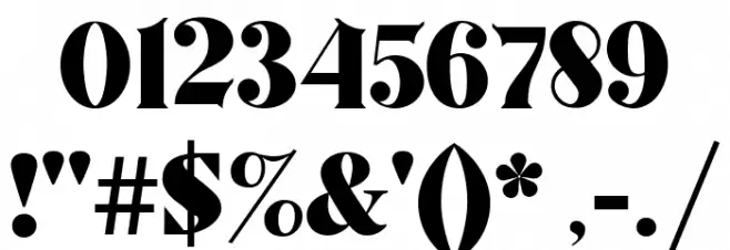 Black Wano Font OTHER CHARS