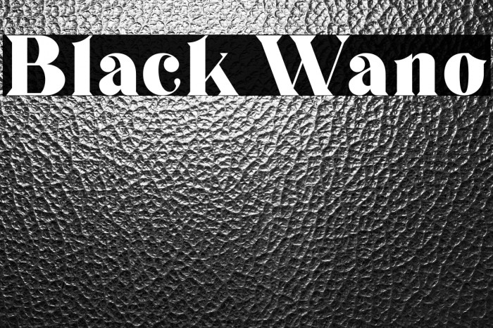 Black Wano Example 2