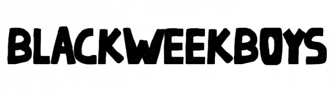 Black Week Boys  नि: शुल्क फ़ॉन्ट्स डाउनलोड