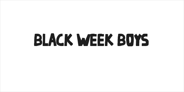 Black Week Boys Logo