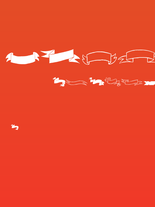 Black & White Banners Poster