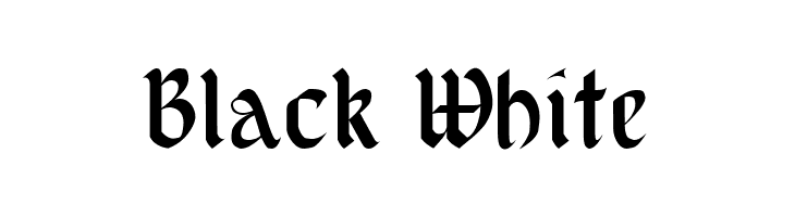 Black White  baixar fontes gratis