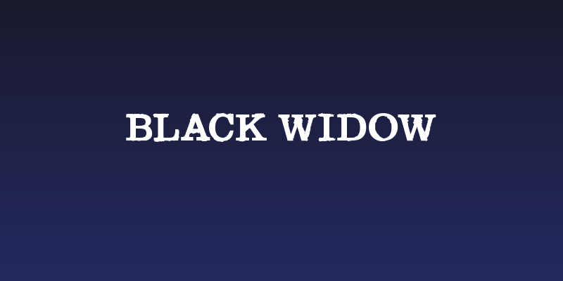 Black Widow Social Header