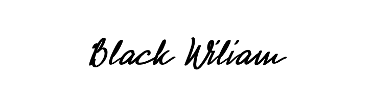 Black Wiliam  Fuentes Gratis Descargar