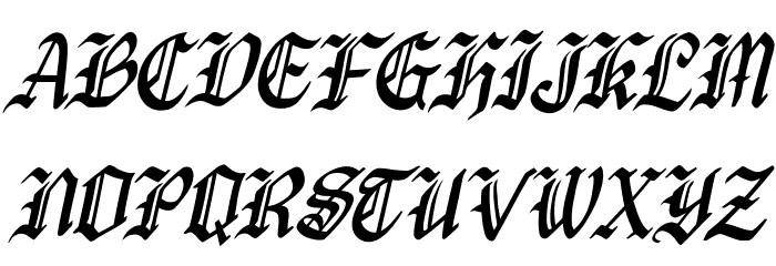 Black Window Italic Font OTHER CHARS