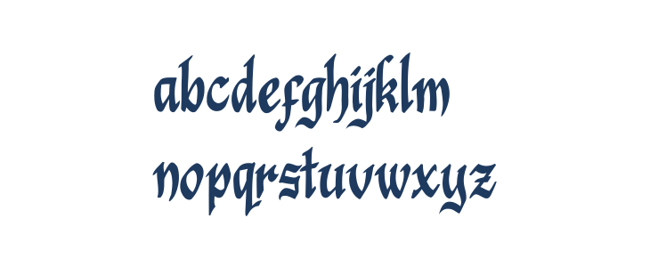 Black Window Lowercase