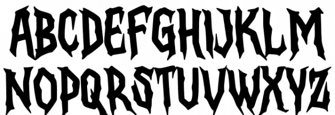 Black Witcher Personal Use Шрифта ВЕРХНИЙ