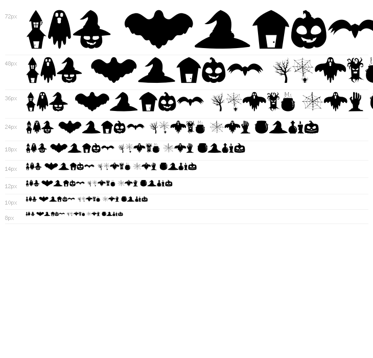 Black Wizard Symbols Regular Waterfall