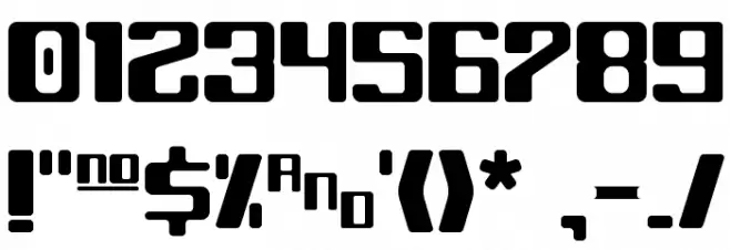 Black Wolf Font OTHER CHARS