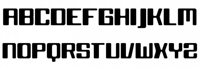 Black Wolf Schriftart Groß