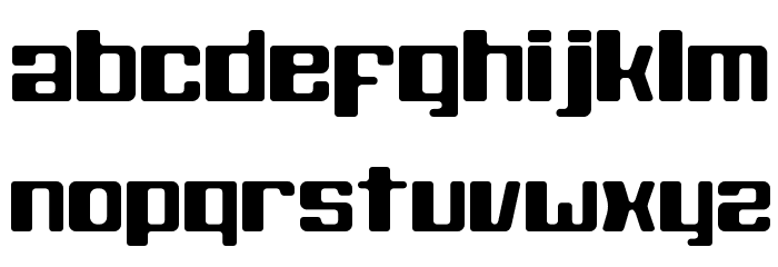 Black Wolf Font LOWERCASE