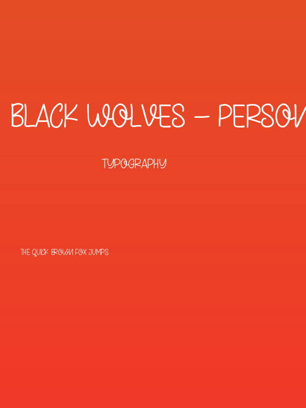 Black Wolves - Personal Use Poster