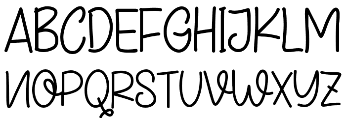 Black Wolves - Personal Use Font LOWERCASE