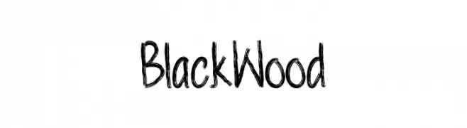 Black Wood  font caratteri gratis