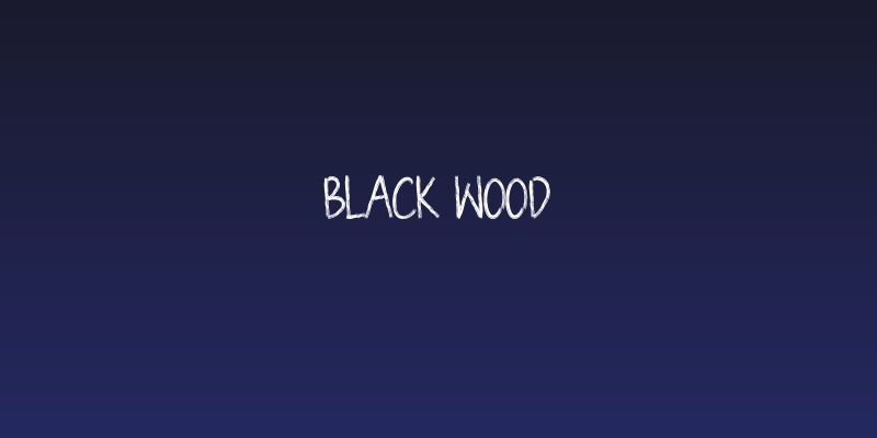 Black Wood Social Header