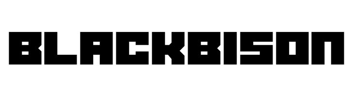 Black bison  les polices de caractères gratuit tlcharger