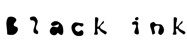 Black ink  لخطوط تنزيل