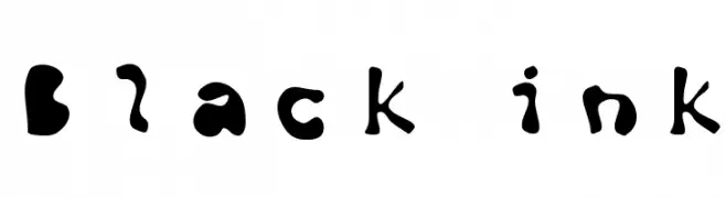Black ink  免费字体下载